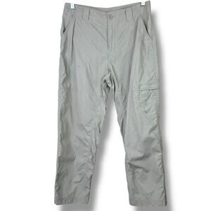 Columbia Women's Tan Titanium Packable Hiking Athletic Cargo Capri Pants Size 6